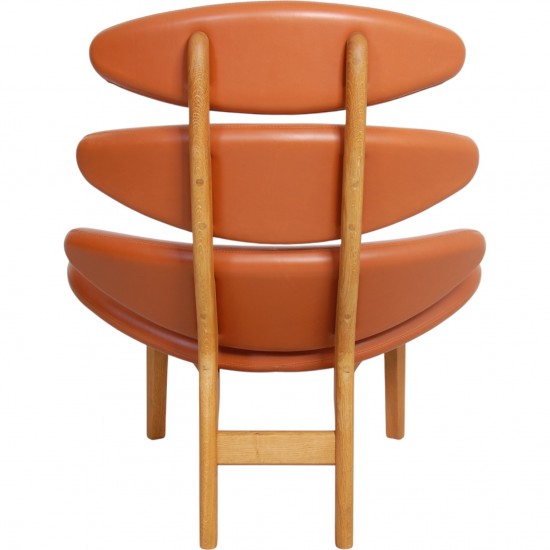 For Sale | Poul M. Volther Corona chair in cognac aniline leather